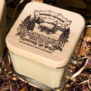 Thumbnail of Sierra Nevada Celebration soy candle with reusable coaster