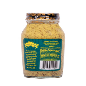 Thumbnail of Back label of Sierra Nevada mustard jar