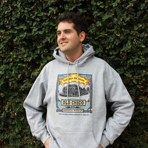 Thumbnail of Sierra Nevada Old Chico hoodie sweatshirt worn by a man outdoors