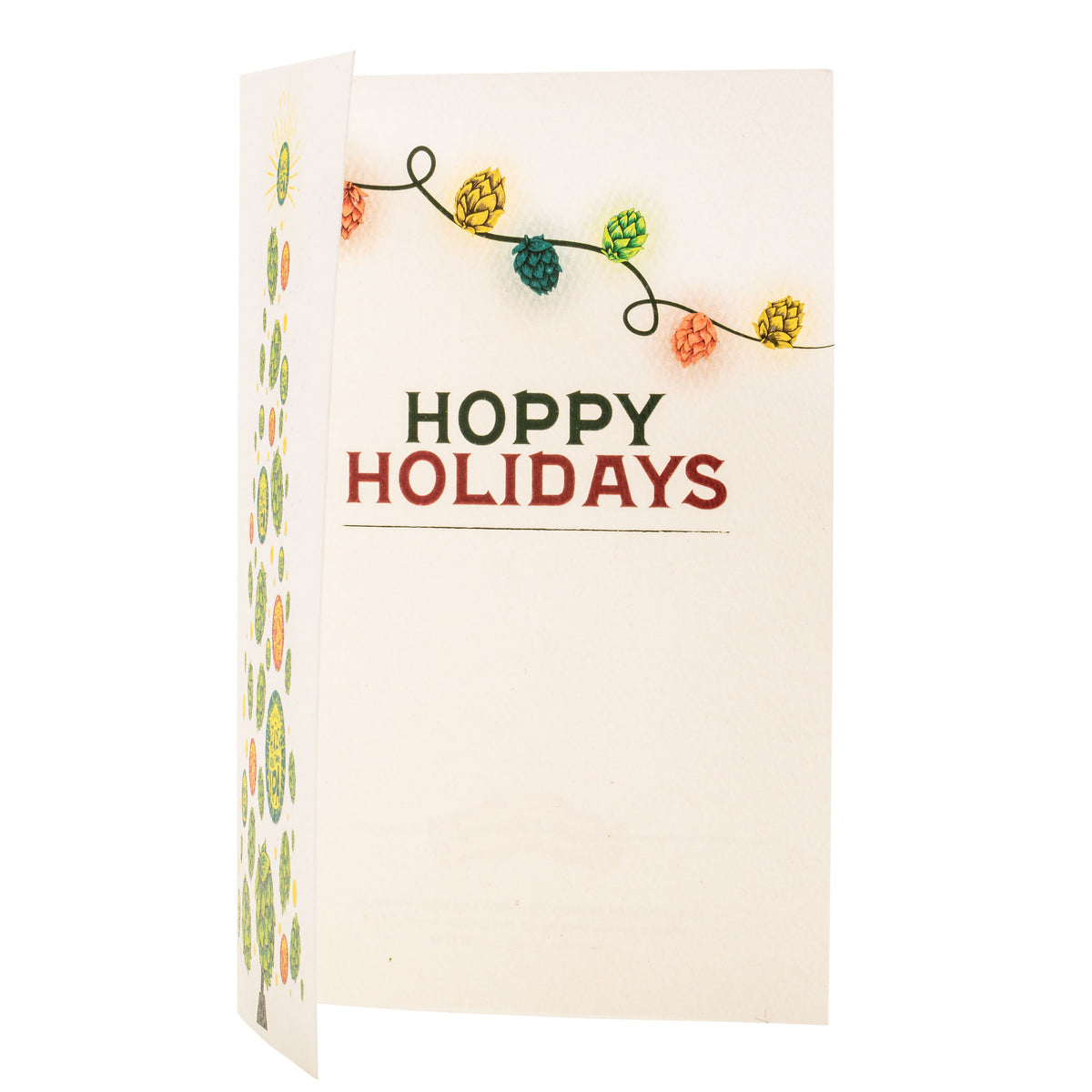 Holiday Greeting Card with Hoppy Holidays message