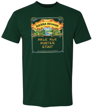 Thumbnail of Sierra Nevada Pale Ale - Porter - Stout short sleeve green t-shirt
