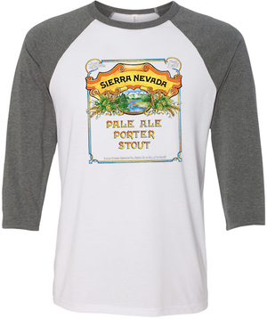 Thumbnail of Pale Porter stout 3/4 sleeve raglan shirt