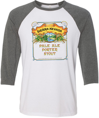 Pale-Porter-Stout Raglan T-Shirt