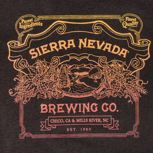 Thumbnail of Sierra Nevada Women's Handcrafted T-Shirt Black - close up of graphic