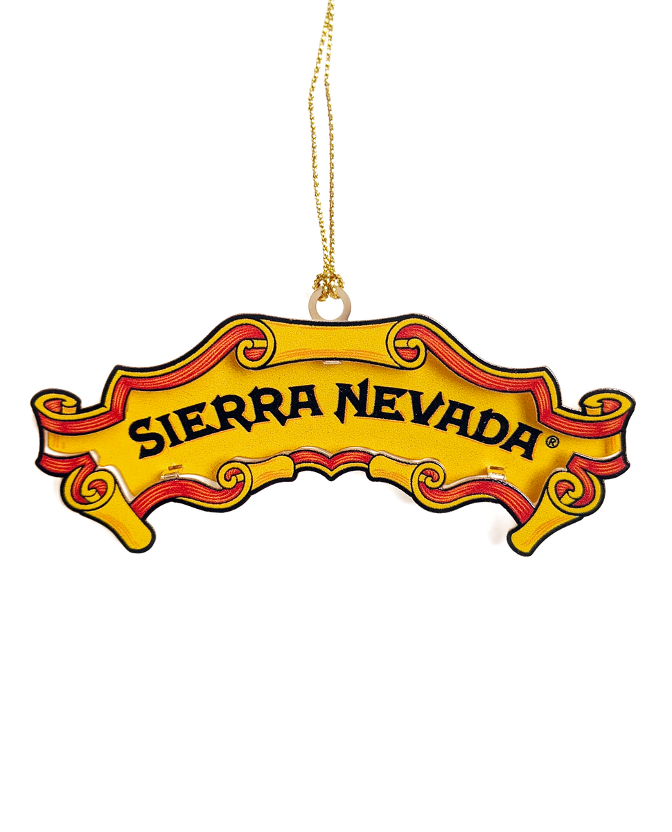 Sierra Nevada Banner Ornament