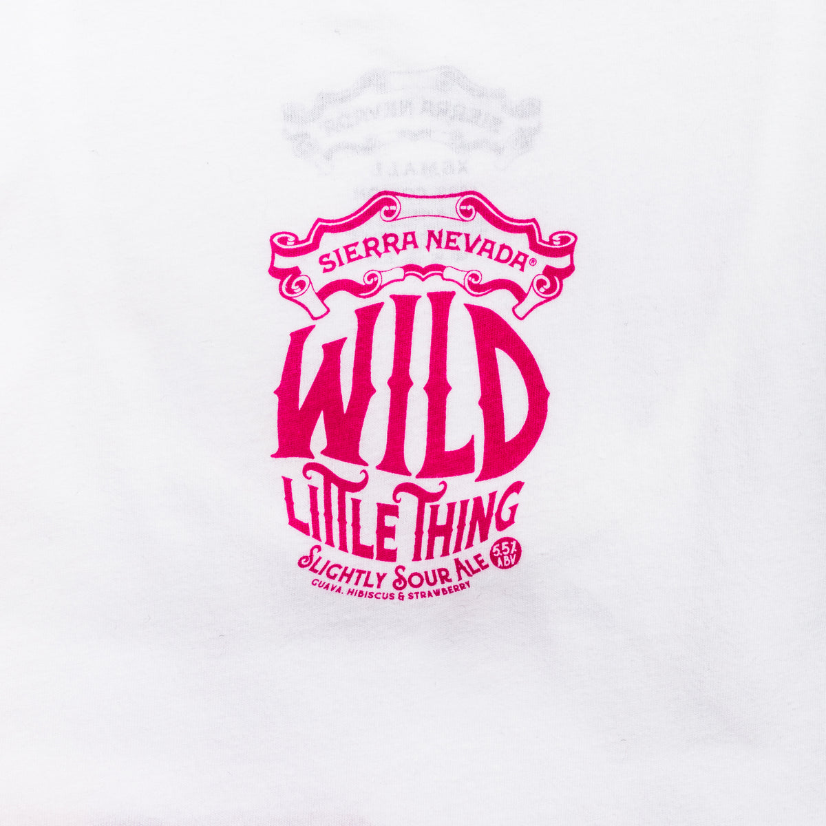 Close up of back logo on Wild Little Thing Tank top