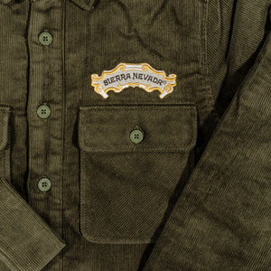 Thumbnail of Sierra Nevada Sherpa Overshirt Forest - detail image of patch above chest pocket